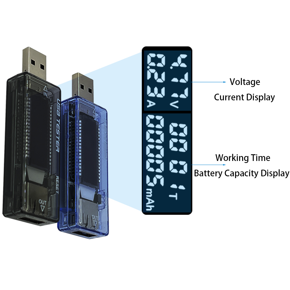 Logic Analyzer Usb - 1-10 Buah Voltmeter KWSV20 V21, Penguji