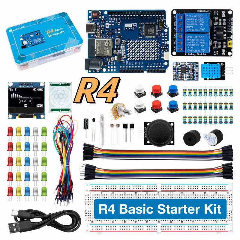 Diy Electronics Project Kit - Kit Pemula Pengembangan UNO R4 yang