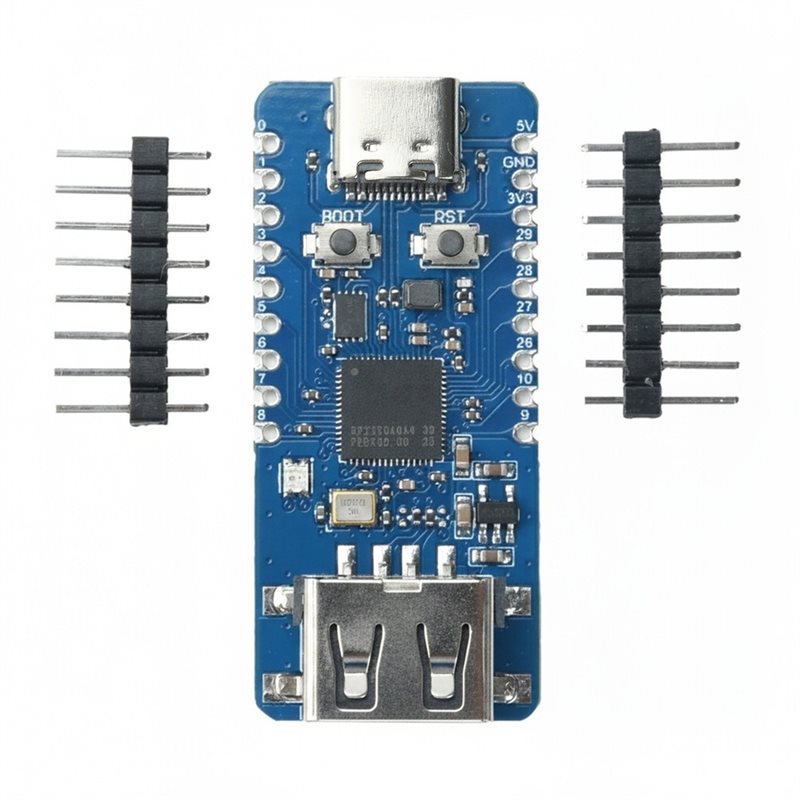 Diy Electronics Shop - 【Beli Sekarang】Papan Mikrokontroler RP2350-USB-A untuk Raspberry