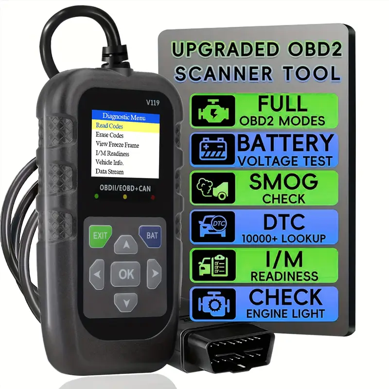 Logic Analyzer Usb - V119 OBD2 Scanner Code Reader Alat