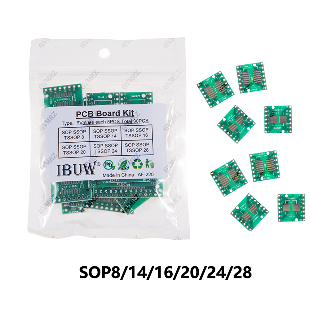 Diy Electronics Project Kit - 30 Buah 6 Nilai SOP SSOP