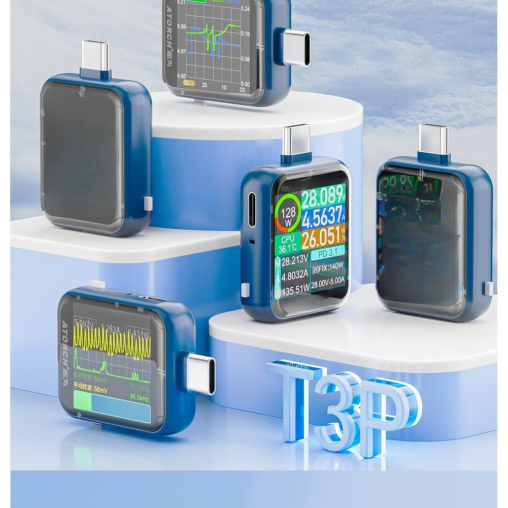 ATORCH T3P, Analisis Daya USB  - Logic Analyzer Usb ulasan dan harga