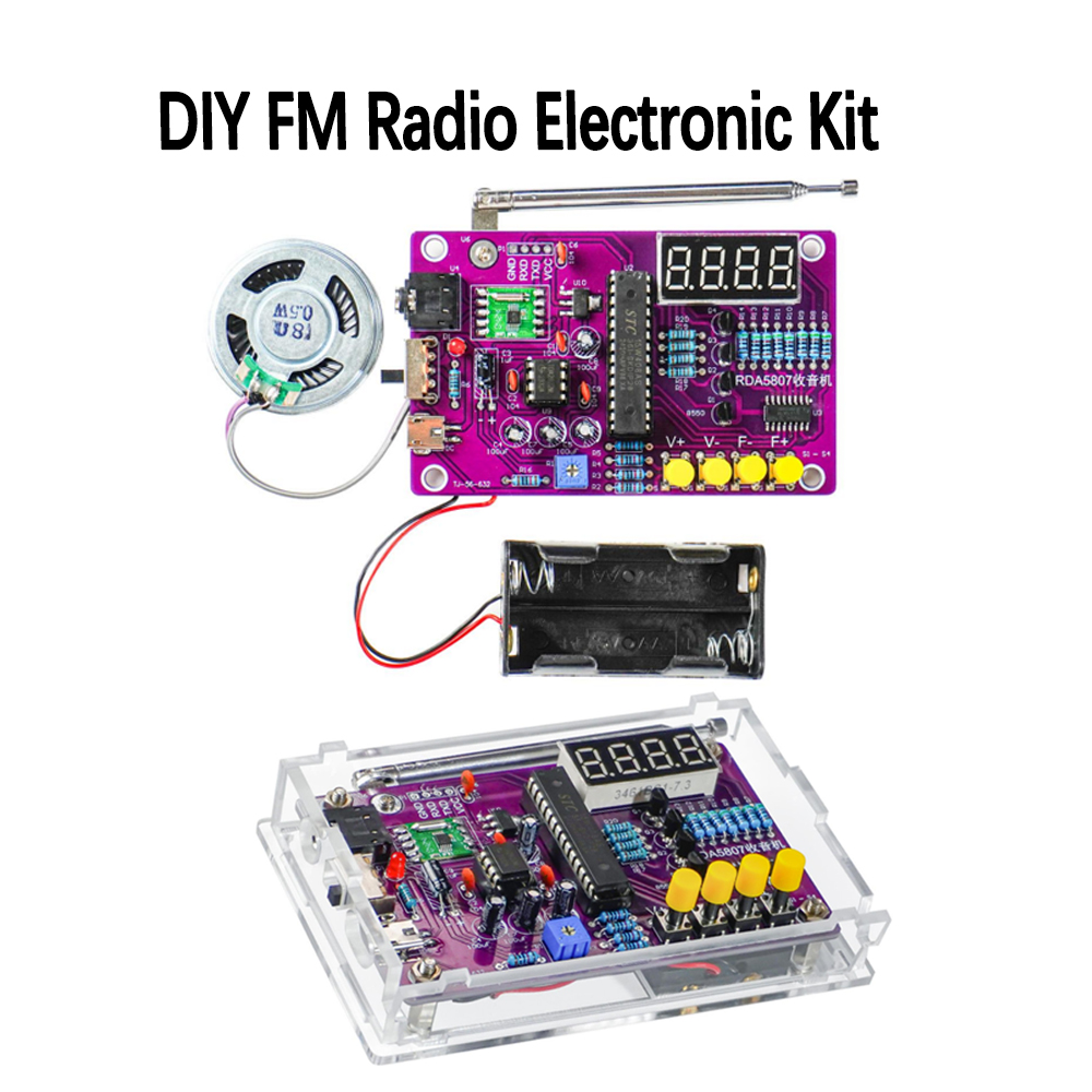 Kit Elektronik Radio FM DIY 87 - Diy Electronics Project Kit ulasan dan harga