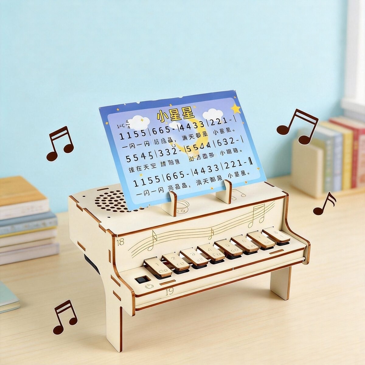 Kit Perakitan Model Piano Elek - Diy Electronics Learning Kit ulasan dan harga